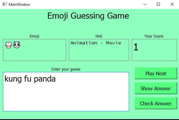 Emoji Quiz Game Screenshot 3
